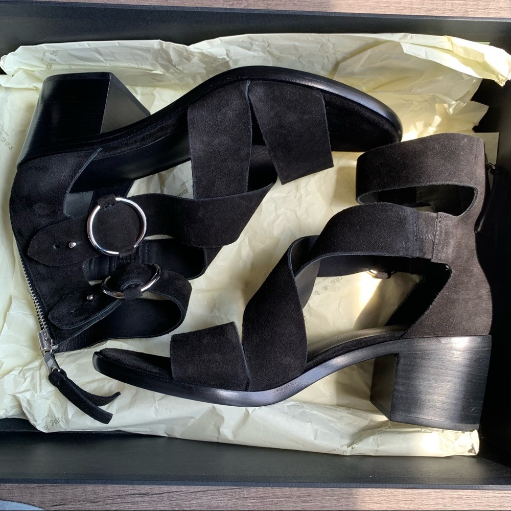 Rag & bone MARI SUEDE STRAPPY SANDAL us size 7.5 - Picture 7 of 11